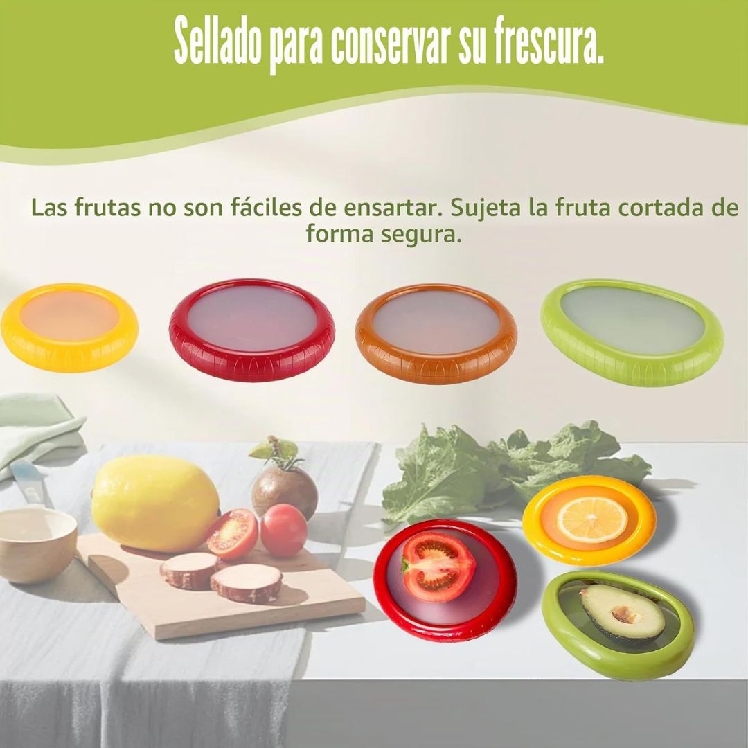 Envases de silicona de frutas y verduras