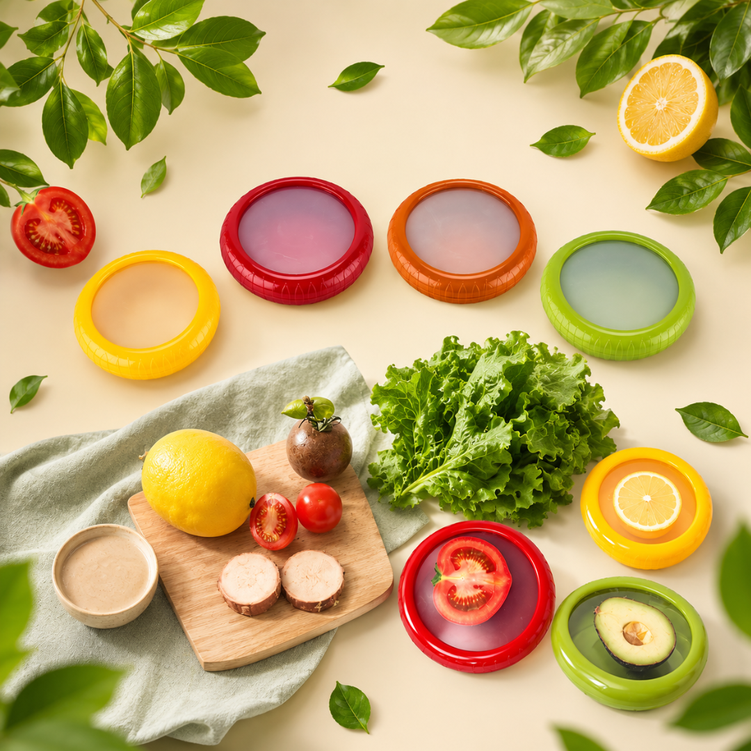Envases de silicona de frutas y verduras